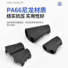 Plastic corrugated pipe tee snake skin hose Y-type split connector car wiring y branch buckle 