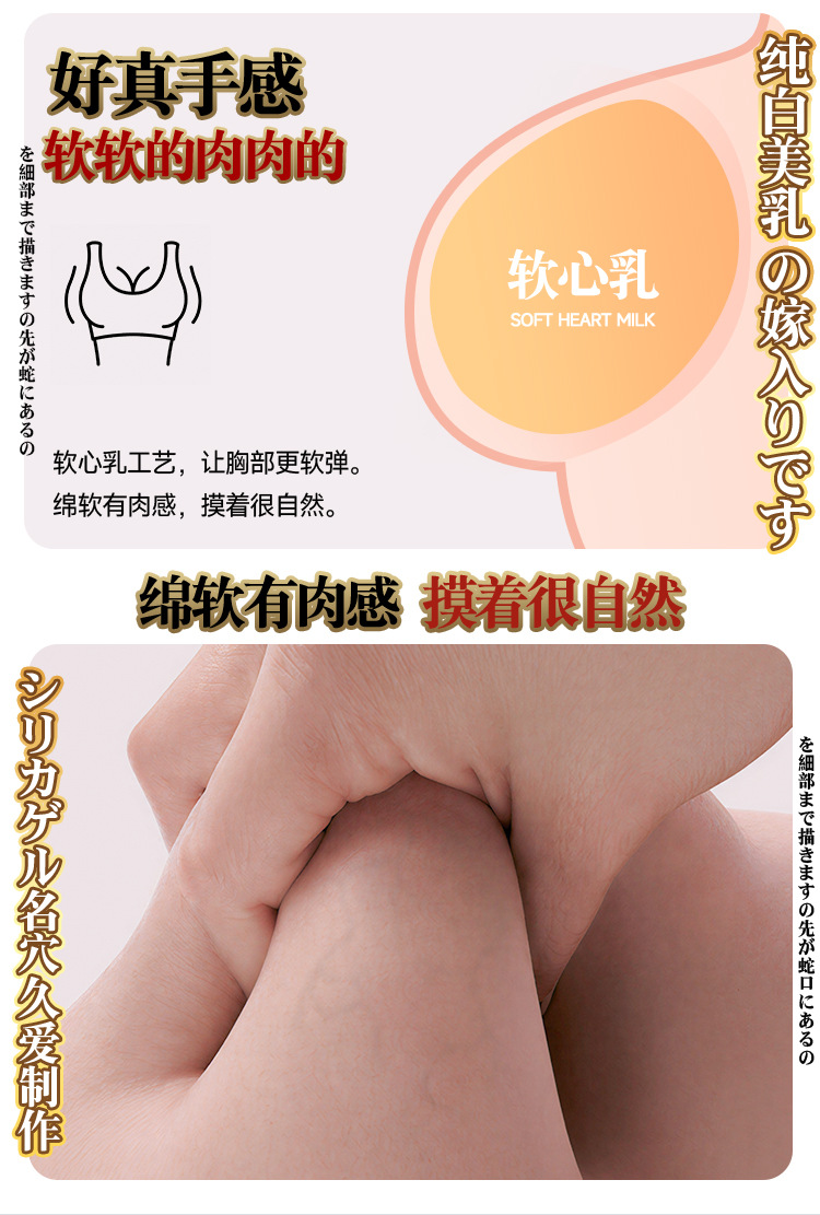 Jiuai Male Half-Body Doll Masturbation Device in Liquid Silicone, Manual Use — detail image 21