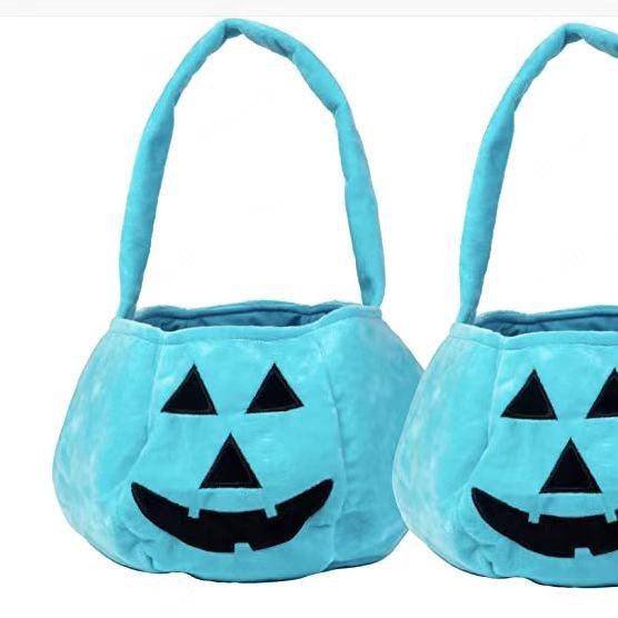 Bolsa de calabaza de Halloween, bolsa de azúcar, fiesta fantasma, ambiente festivo, decoración, bolsa de dulces, festival fantasma, barril de calabaza