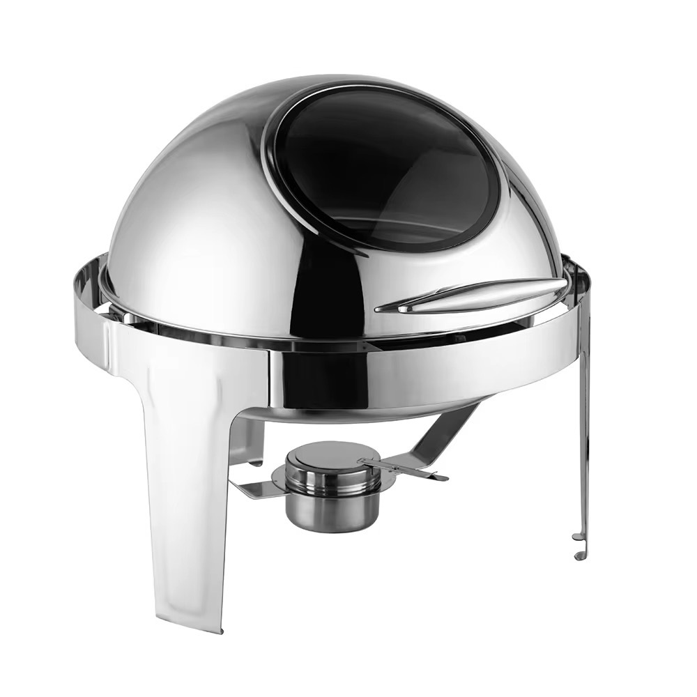 둥근 은색 6L-721 시각적 커버