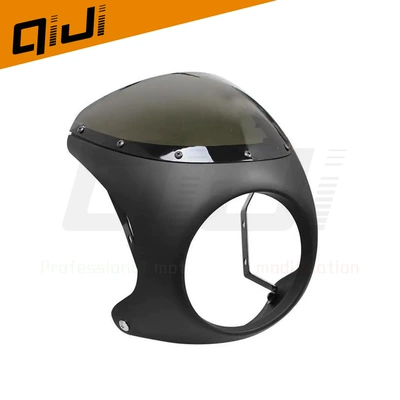 Motorcycle accessories retro motorcycle modified hood deflector lampshade pig hood fairing wholesale (Motorcycle front windshield)
