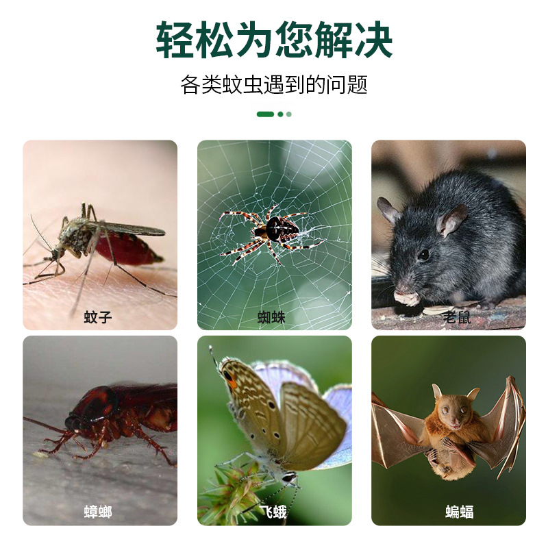 Doble cuerno ultrasónico repelente de mosquitos repelente de ratón mini repelente de mosquitos de alta potencia repelente de ratón al por mayor