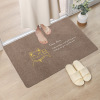 Putting in the house, water absorption, dirt -skid cushion bathroom bathroom foot pad can cut the bedroom living room carpet