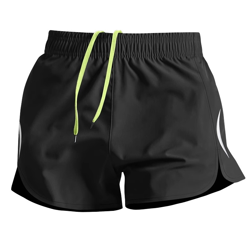 Correr pantalones cortos de maratón para hombres, entrenamiento de atletismo profesional, forro de hielo, secado rápido, deportistas de verano