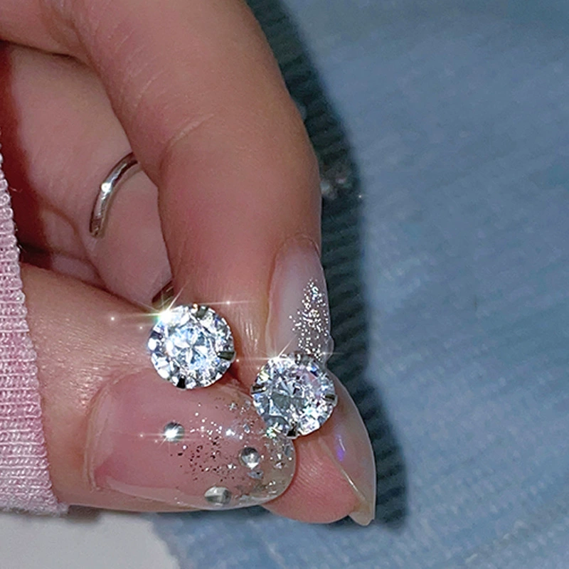 Эксель Sophisticated fashionable small minimalistic zirconium, серьги