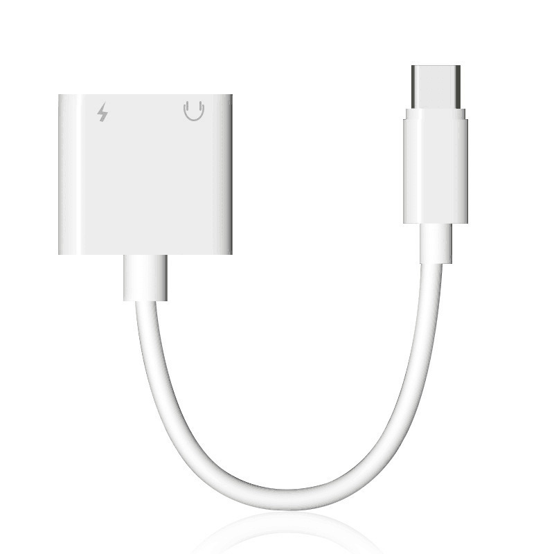 メーカー卸売りtype-c回転3.5mmイヤホン音声中継ケーブル通話聴歌充電2 in 1アダプタ|undefined