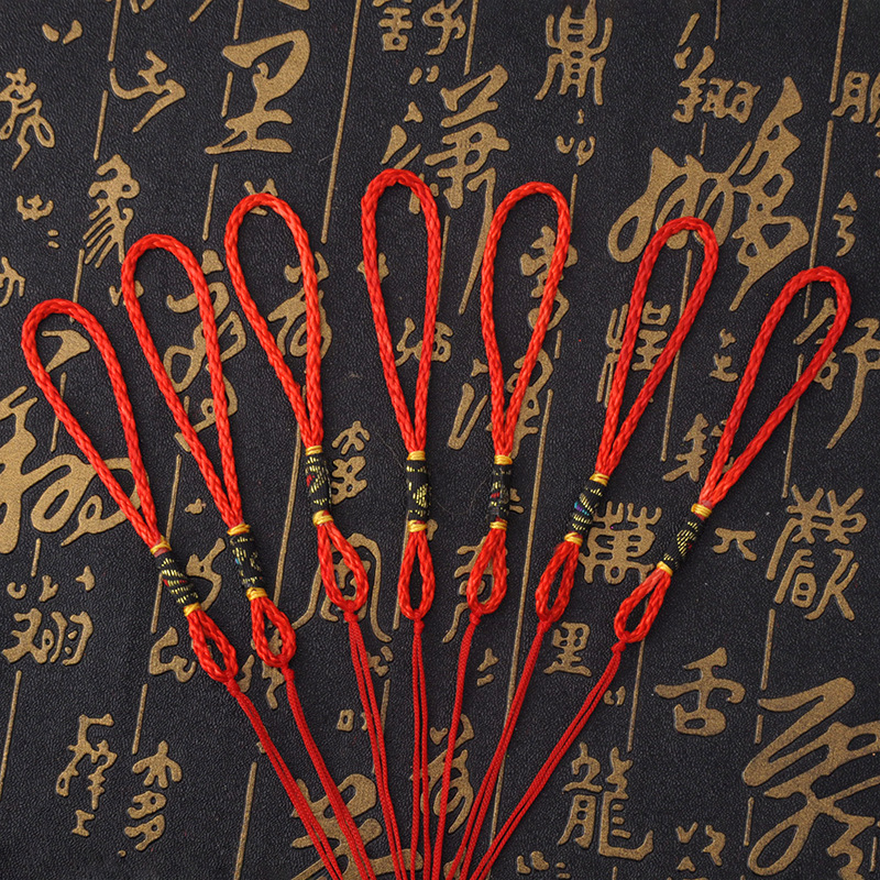 文玩玉器手把绳菩提挂件把绳香包香囊吊绳小吊头带线国潮绳子