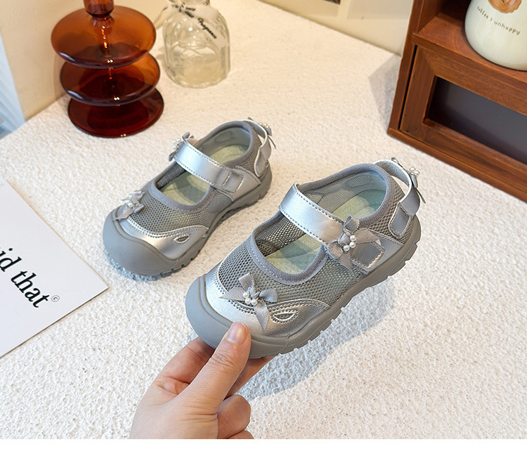 Breathable Mesh Sports Sandals For Girls With Adjustable Strap_voghion.com