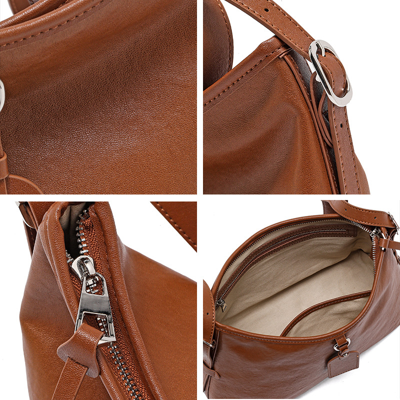 Women's Commuter Shoulder Bag Large Capacity Trendy Handbag_voghion.com