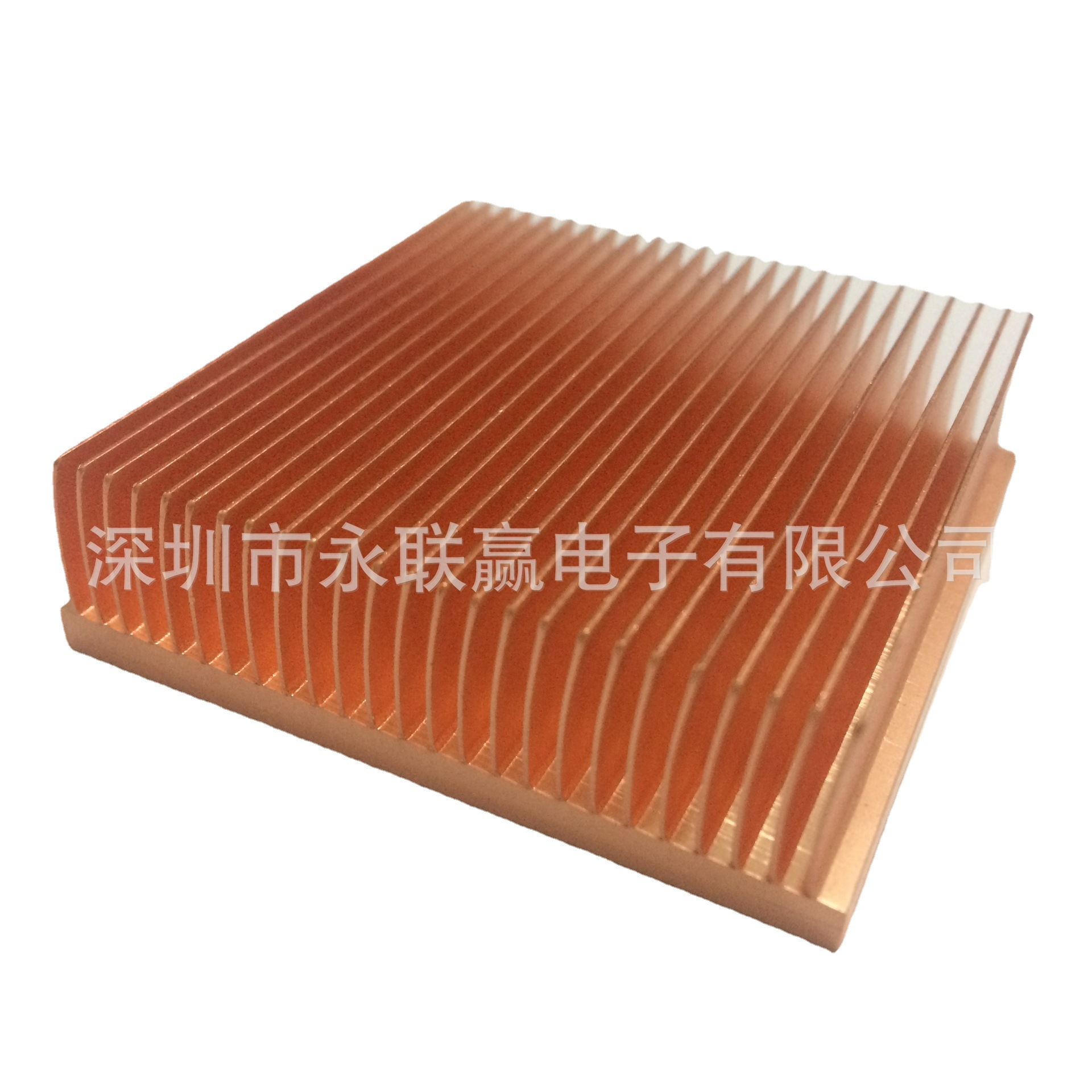 专业产紫铜散热片50x50x15mm  电脑散热片 电子散热片