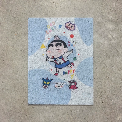 Aima Electric Vehicle Foot Pads, Electric vehicle foot mat - crayon-shin-chan-square-3055cm-free-velcro