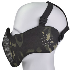 zlang manufacturer wholesale battlefield elite upgraded ear protection mask outdoor riding breathable steel wire tactical surface