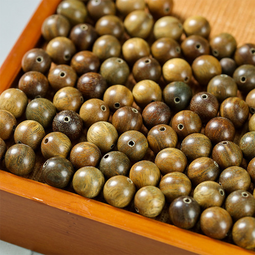 Factory wholesale various sandalwood round beads bracelet loose beads handmade DIY Buddhist beads prayer beads necklace accessories loose beads