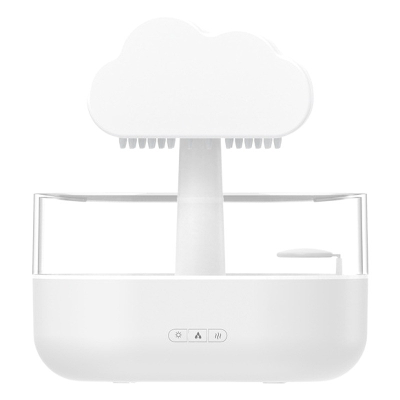 2023 creativa nueva máquina de aromaterapia gota de lluvia USB escritorio colorido noche luz atomización nube lluvia humidificador transfronterizo