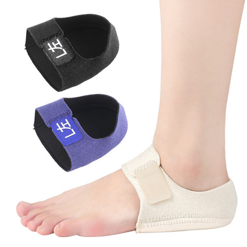 Factory Direct Adjustable Heel Pad Adjustable Gel Protective Socks Relieving Pressure Pain Relief Velcro Heel Cover