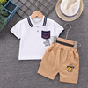 Summer clothing, short sleeve T-shirt, polo for boys, summer children's set, season 2021, Korean style, wholesale