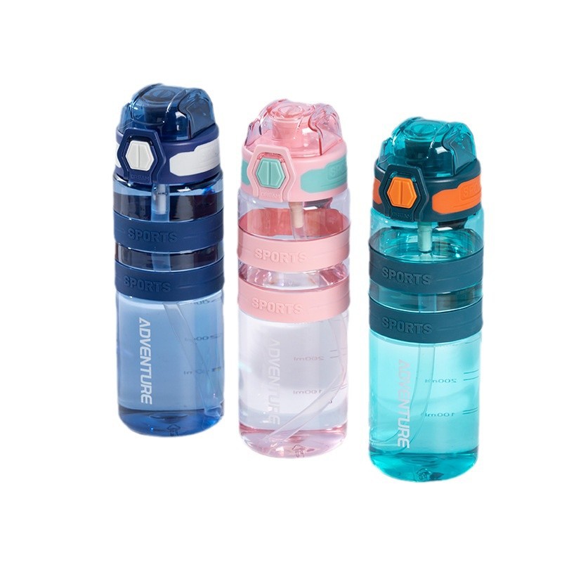 Taza de agua deportiva de alta capacidad taza de acondicionamiento físico al aire libre para hombres y mujeres taza de alumno hervidor de agua resistente a altas temperaturas de verano paja portátil