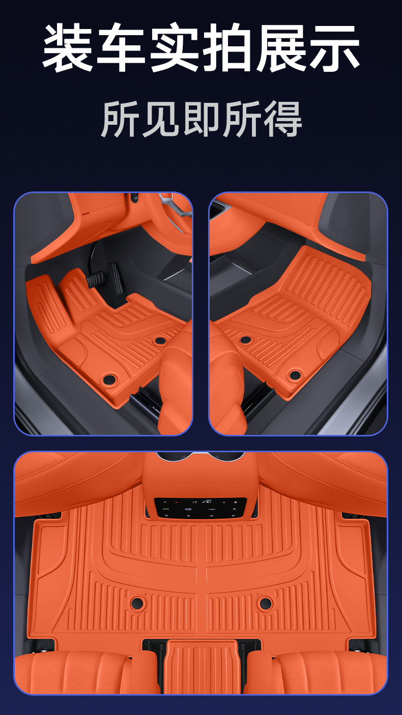Haval Great Wall H10 special floor mats, TPE eco-friendly, original car color, waterproof, stain-resistant, wear-resistant, car modification floor mats