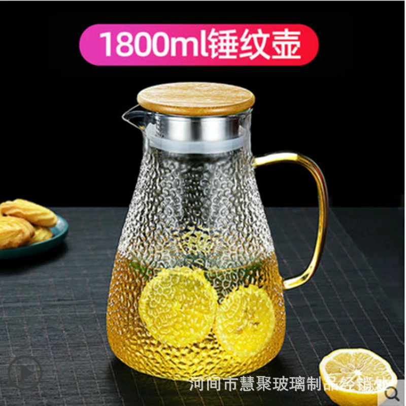 Glass teapot, set for home use