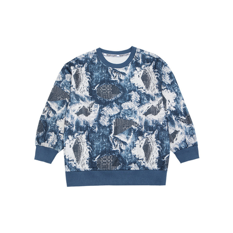 Felpa con cappuccio per bambini 2024 nuova e autunno stile girocollo top ragazzi primavera pullover vestiti eleganti_voghion.com