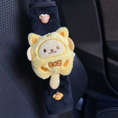 Car seat belt shoulder protective Seat belt shoulder pad - safety-belt-shoulder-pad-tail-pudding-no-specifications
