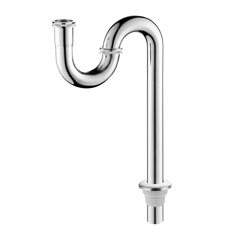 壁の列は厚い洗面器の洗面器の洗面器のステンレスSの曲がったPの曲がった下の水道管の防臭は水道管に落ちます。|undefined