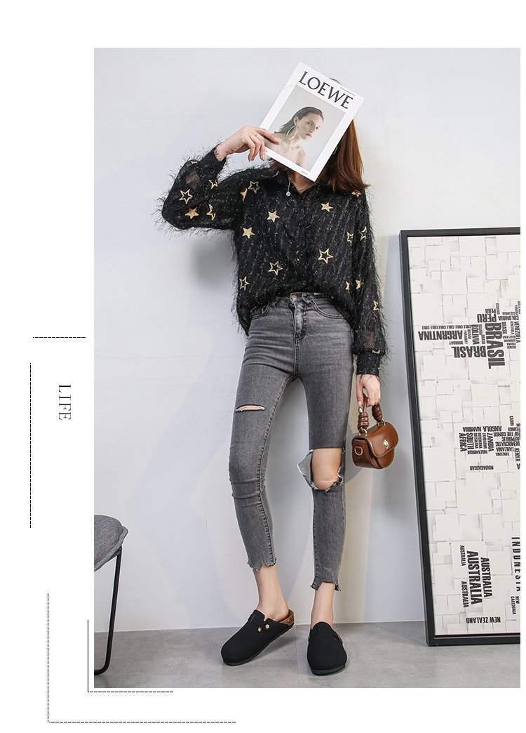Spring 2021 European and American retro Baotou half-slipper women's cork flat flat large size casual one-step lazy lady's slipper undefined