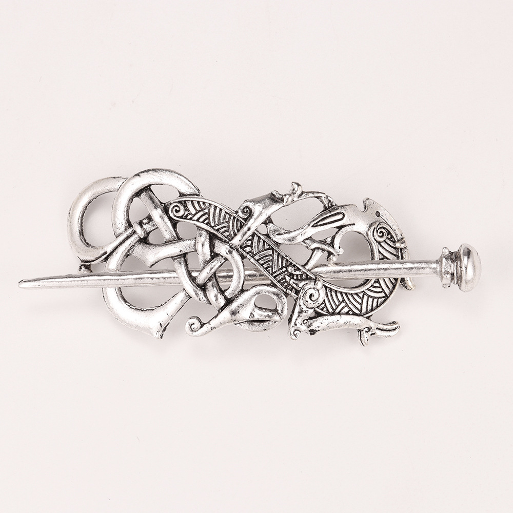 Europeo y americano popular nórdico retro horquilla Viking horquilla Celtics horquilla noruego hembra updo accesorios para el cabello horquilla al por mayor