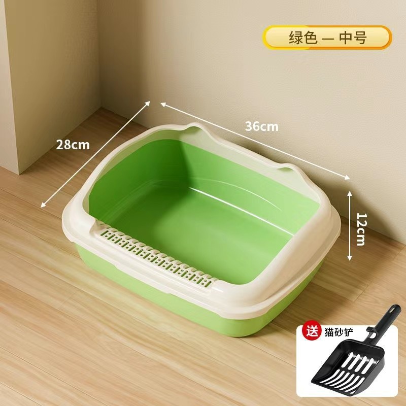 청록색 [중간 크기] 고양이 배변 국자와 함께 제공됩니다.