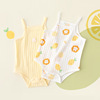 newborn baby clothes summer Thin section baby one-piece garment pure cotton Bodysuit Summer wear triangle camisole Romper