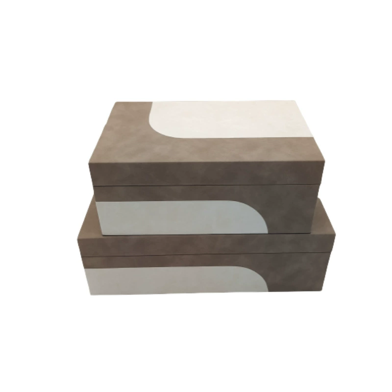 Оптовая современное простое украшение дома мягкое ремесло легкая Роскошная шкатулка для драгоценностей ящик для хранения модель комната гостиная крыльцо