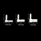 Аксессуары для кислородных труб с рыбой аквариумные продукты Одиночный трехэтажный аквариумный шланг -шланг, соединенный воздушный клапан, соединяющий кислородный насос