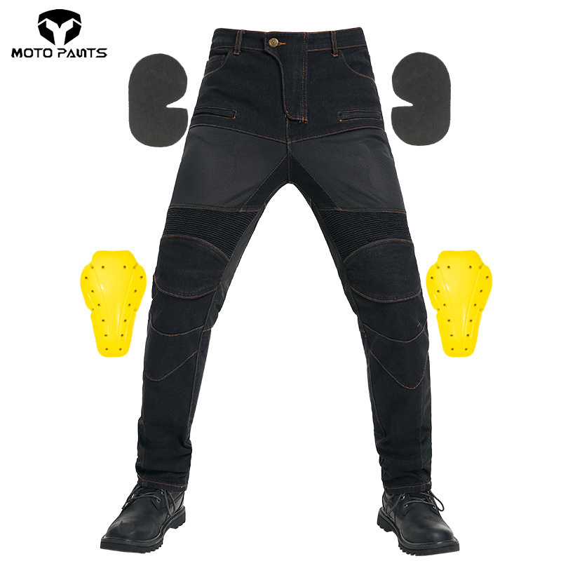 Factory direct motorcycle riding Denim pants four seasons anti-fall knight motorcycle racing pants protective PK-719
