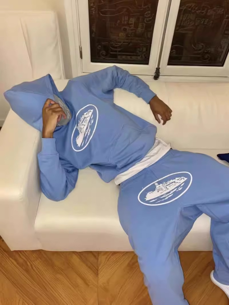 Diseño de nicho americano marca de moda CORTEIZ suéter de Alcatraz para hombre otoño e invierno ins street con capucha sudadera traje de pareja