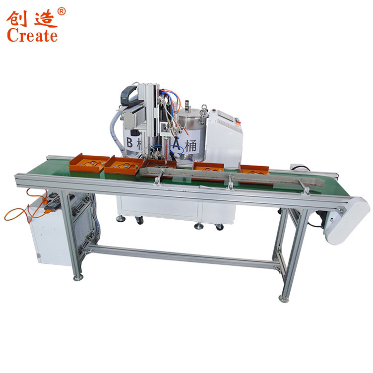 桌面式高速自动滴塑机 全自动智能点胶机 硅胶鞋材PVC点胶机厂家