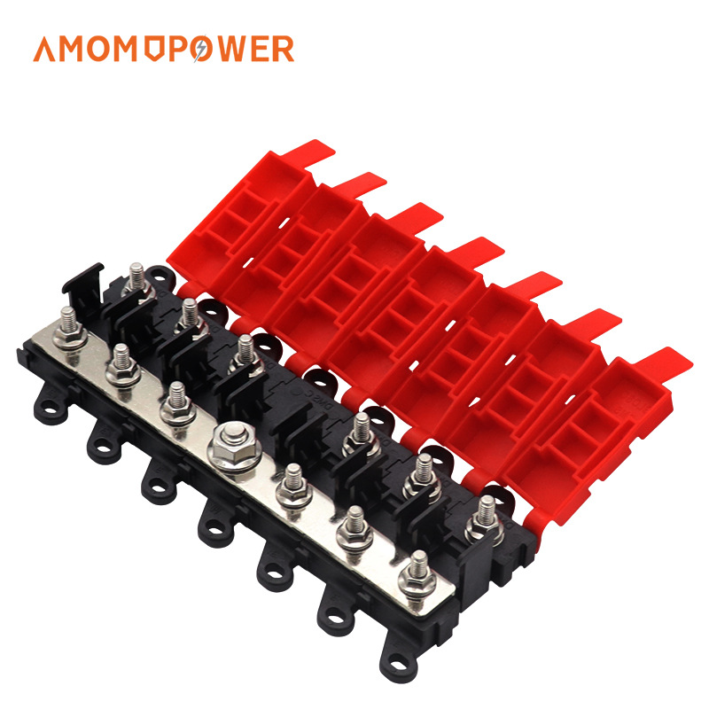 汽车电路改装模板化保险丝座一进六出BDFS保险丝座可自由组装搭配