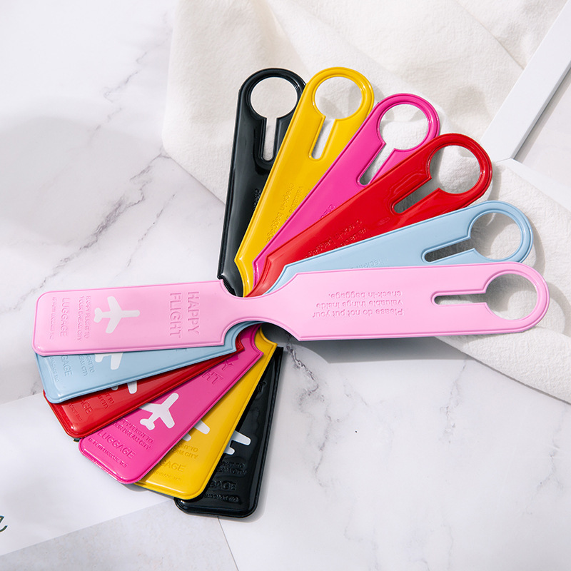Long luggage tag luggage tag boarding pass portable consignment pendant suitcase anti-loss tag identification tag