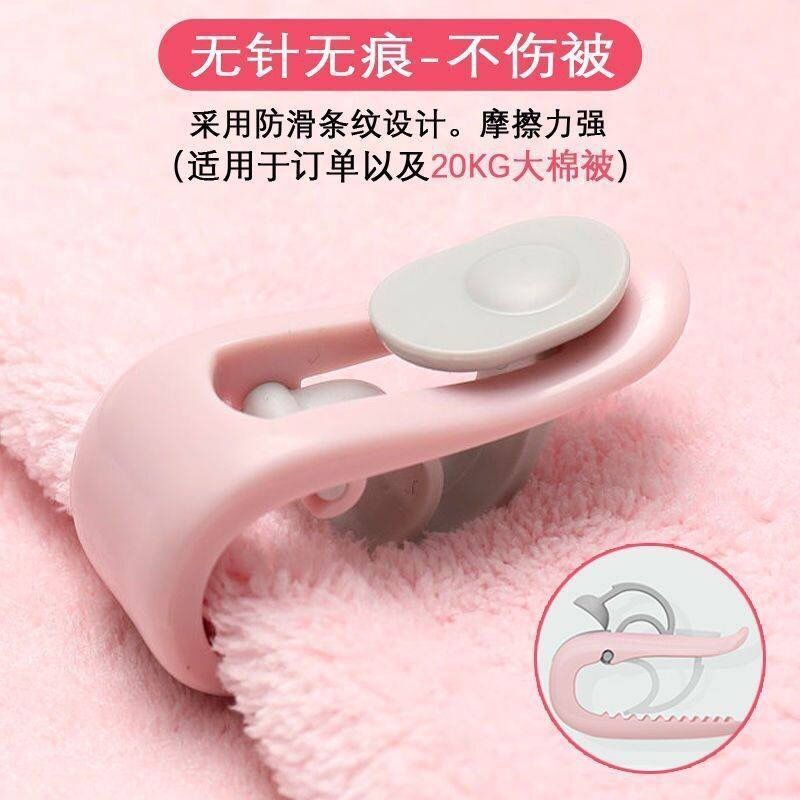 親指バックルキルトホルダー、冬の家庭用ベッドシーツキルトの脱げ防止、針不要の安全性|undefined