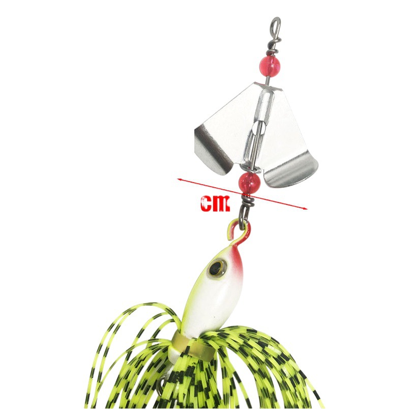 Gancho de seis colores falda de pegamento largo tiro colgante de plomo Luya cebo en forma de corazón giratorio con lentejuelas barba 14cm/19G colgante manivela