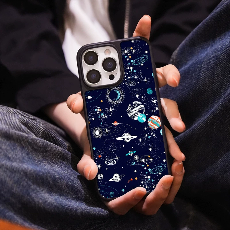 Apple, совместимый звездное небо, iPhone14, стеклянный мобильный телефон, 15/16, 16promax, (cross-border trading)