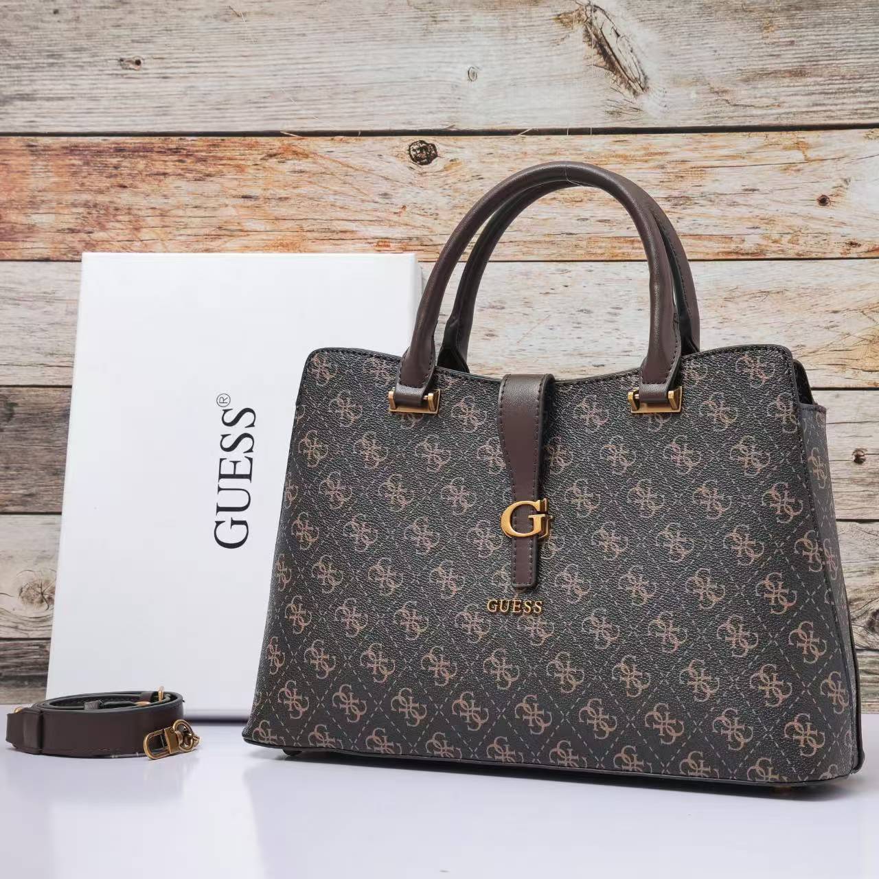 Guess Qadın Çantası - Böyük Ölçülü Klassik Tote Model
