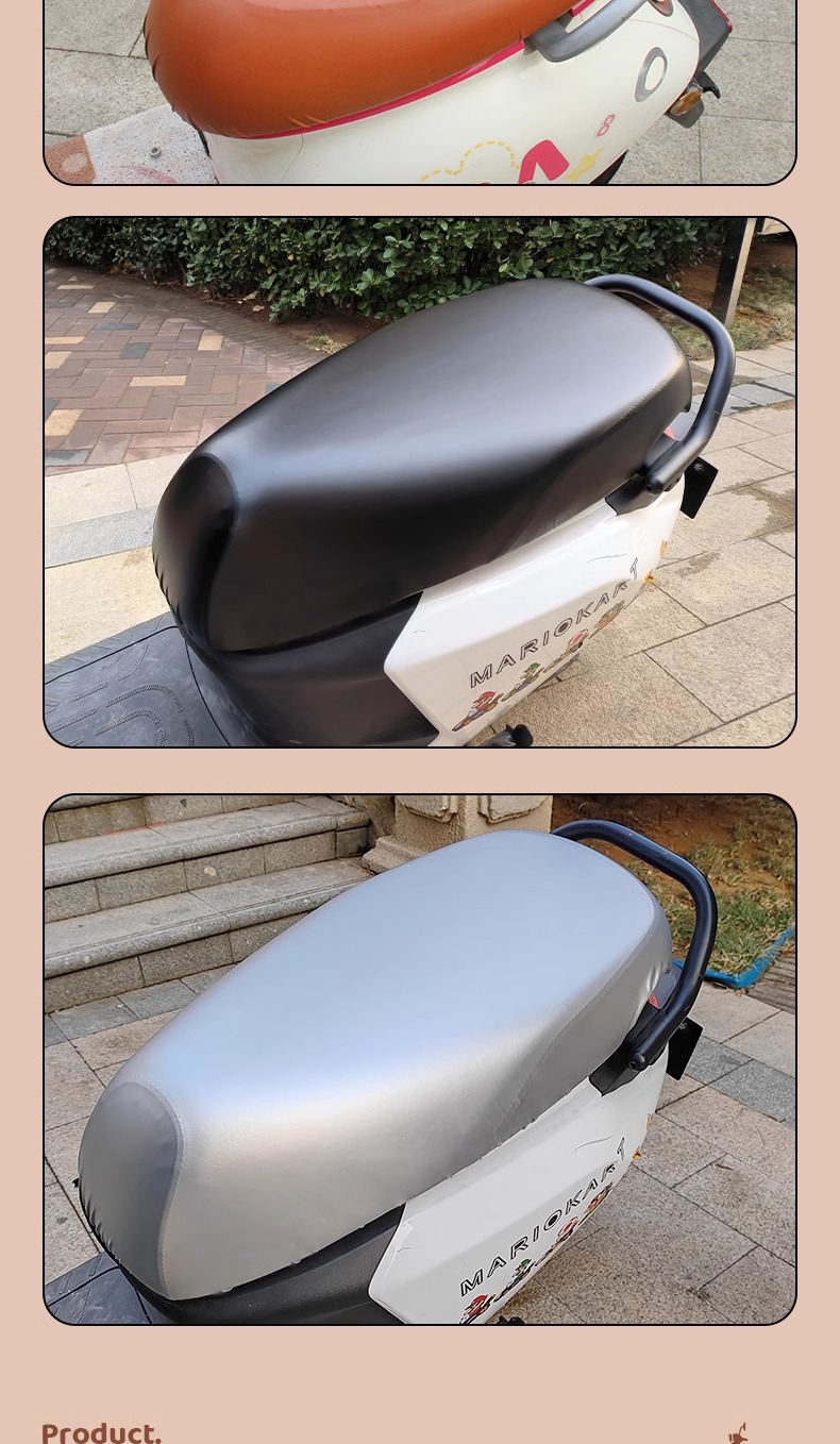 Electric Vehicle Seat Cover Battery Car Seat Cover Waterproof Sunscreen Seat Cover Yadi Emma Bell Cushion Protective Cover