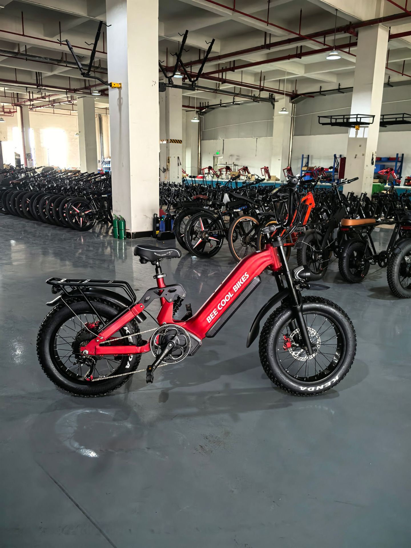 Exclusive cross-border supply of new models 20inch Fat tire 2-wheel electric motorcycle soft-tail mountain electric bicycle