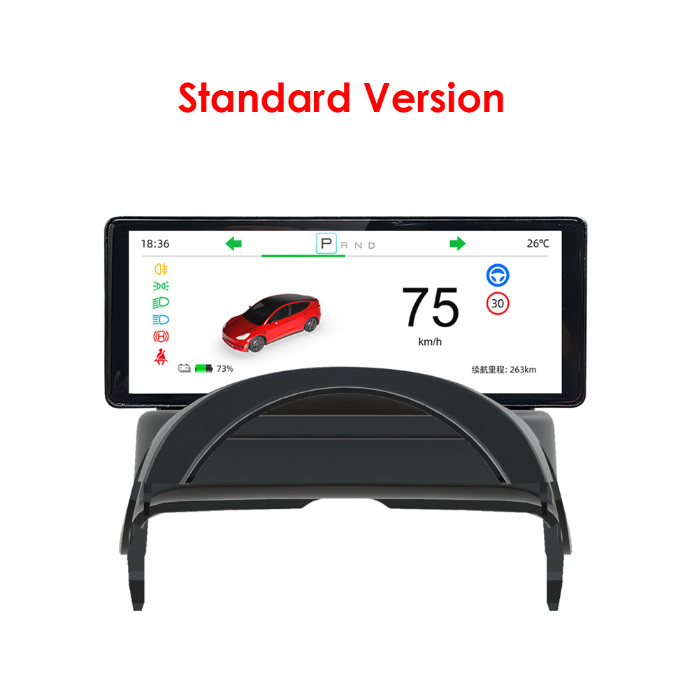 Suitable for Tesla Huanxin 3 Smart Ips Dashboard Reversing Image Supports Carplay High-Definition Display