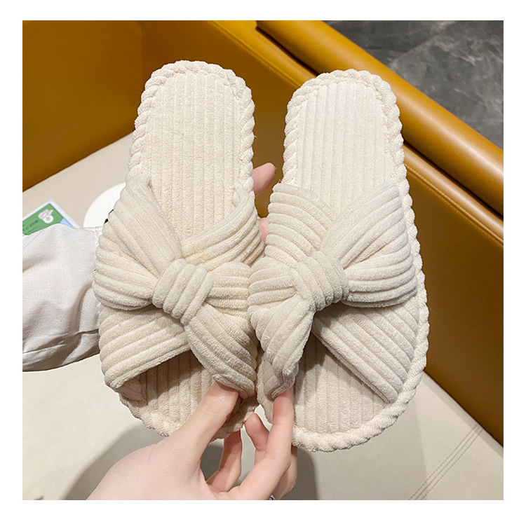 Kadın Thongs Dış Mekan Kumaş Kauçuk Şok Emici Slaytlar_voghion.com