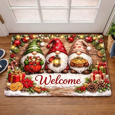 Avtomobil döşəmə paspasları — door mat, water-absorbent and dirt-resistant - 84sdlr-door-mat-13-4060cmcrystal-velvet-with-dot-plastic-backing