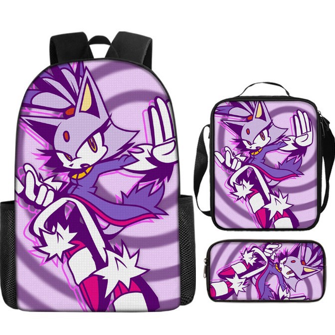 Sony, backpack for students, cartoon cute pencil case