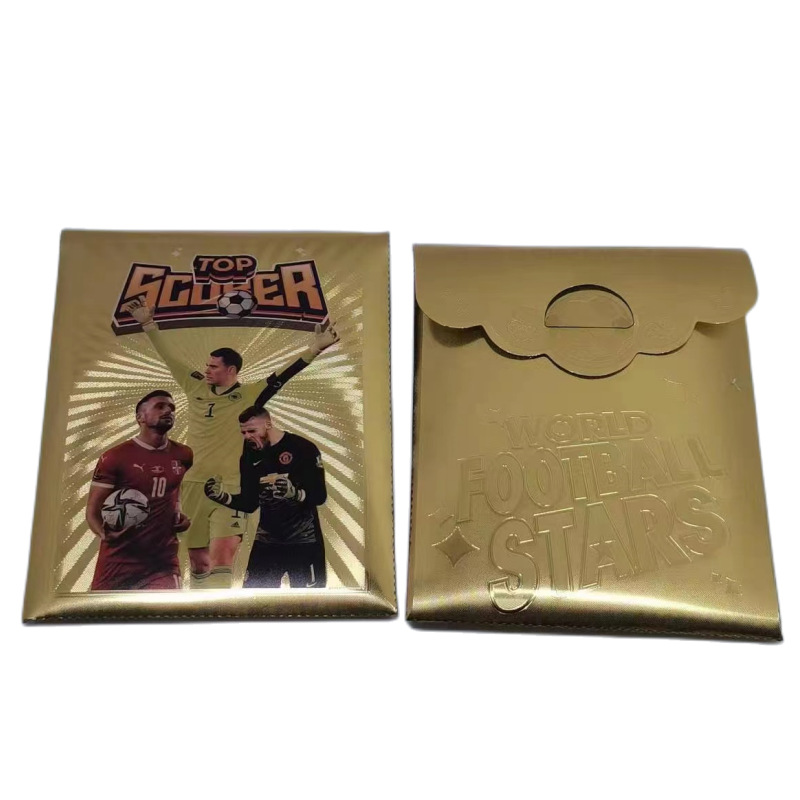 Tarjeta mágica de la hoja de oro del bebé Bao Ke Meng monstruo de bolsillo tarjeta de oro tarjeta de juego mascota elfo periférico