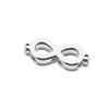 Mirror Surface Stainless Steel 8*22mm Infinity Infinity Pendant Double Hanging Figure 8 Connector DIY Accessories