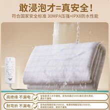 彩阳电热毯双人双控速热单人宿舍家用可水洗官方旗舰店正品电褥子